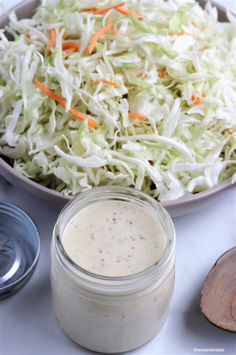 coleslaw recipe with homemade dressing